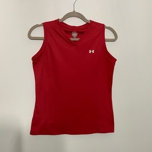 Under Armour Red Workout Top